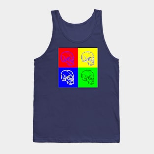 skull pop art Tank Top